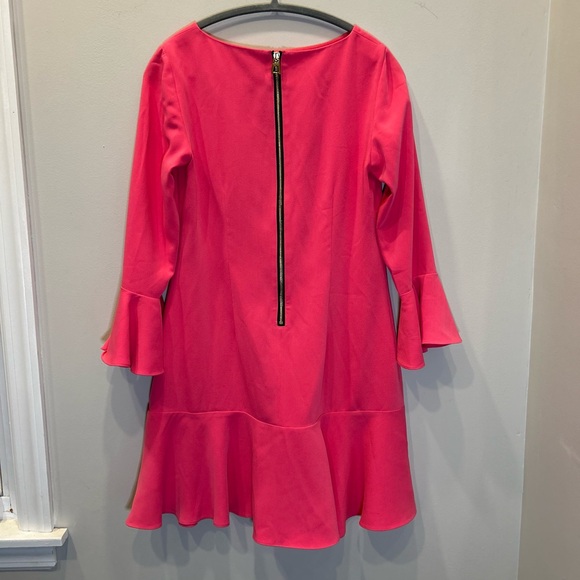 Sail to Sable Pink Long Sleeve Peplum Dress - Picture 10 of 10